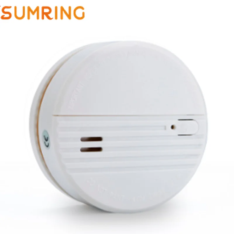 

Long Lifespan Smoke Alarm Security Product Photoelectric Detector DC 9V Battery