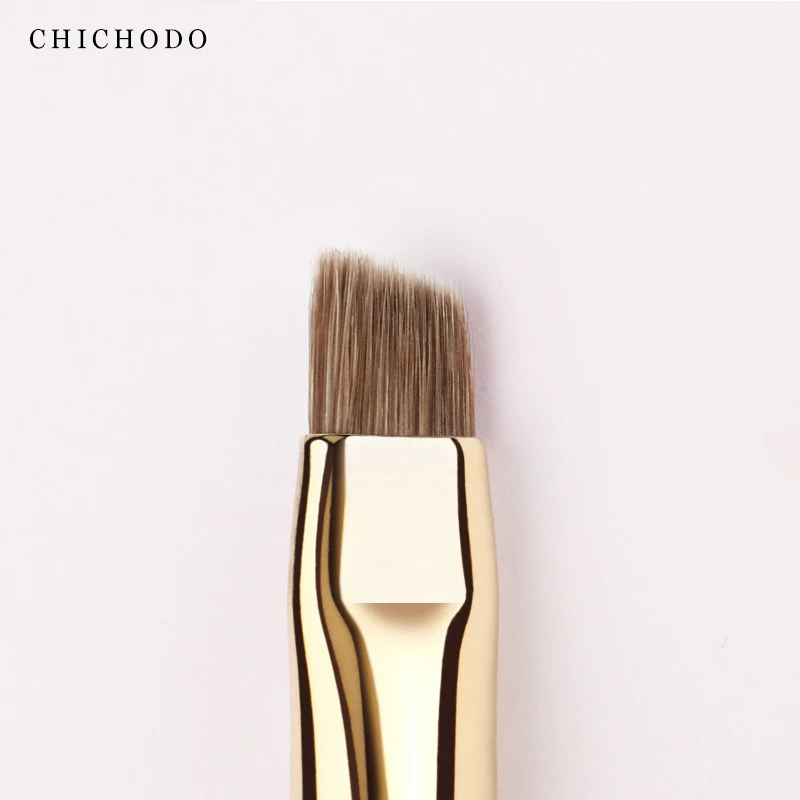 CHICHODO Makeup Brush-Luxurious Red Rose Series-High Quality Weasel Tail Hair Eyebrow Brush-Cosmetic Tools-Natural Hair Make up