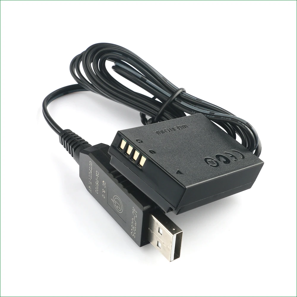 QC3.0 USB LP E12 LPE12 Giả Pin ACK-E15 DR-E15 DC Khớp Nối Cho Canon EOS 100D Nổi Dậy SL1 Kiss X7 powerShot SX70 HS