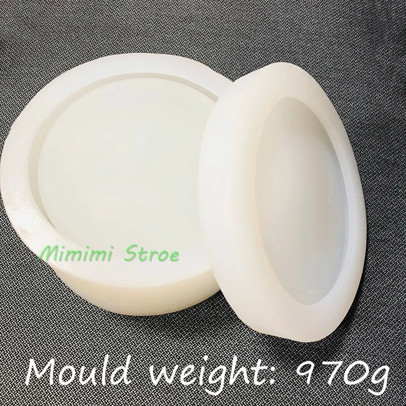 Imagem -06 - Molde de Silicone Concreto Grande Tigela Recipiente de Vela Molde de Cimento Molde de Flor Pote de Aroma Frasco de Vela Produção