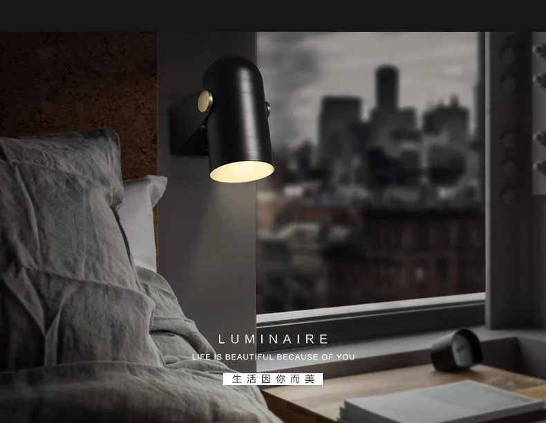 Carronade Wand Licht Europa Nordic Kleine Kupfer drop licht Led Goldene Moderne Schlafzimmer Esszimmer Bar deco design Led loft wand lampe – Detail 18