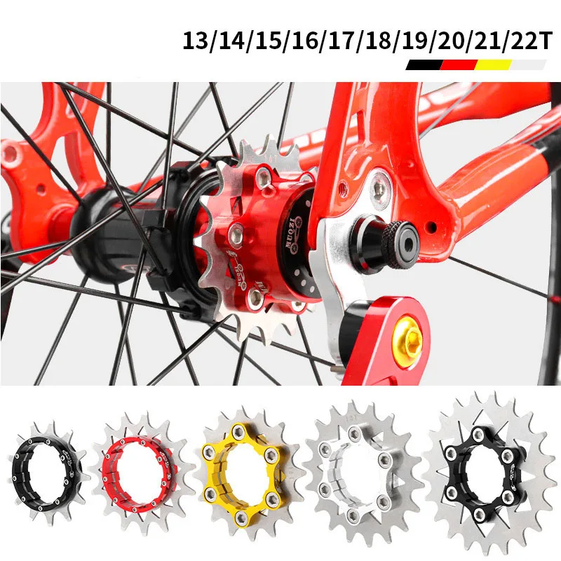 Mountain Bike Flywheel 13 / 14 / 15 / 16 / 17 / 18 / 19 / 20 / 21 / 22T Single Speed Tooth Aluminum Alloy Stainless Steel