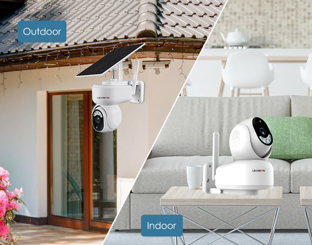 See Vision ZY-C8 – Telecamera Sorveglianza Wireless Solare 2K PTZ WiFi A Batteria
