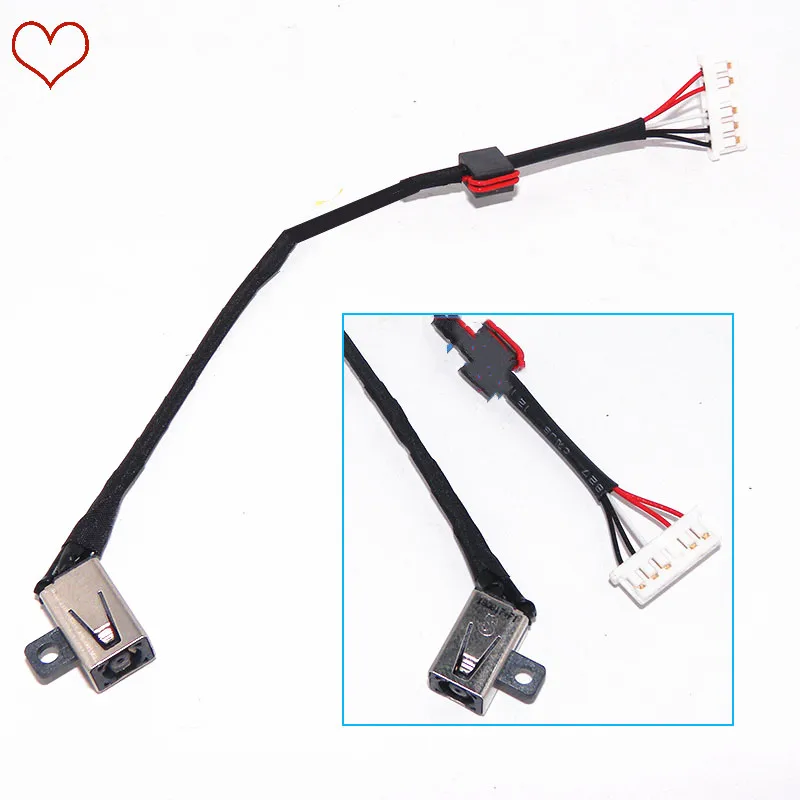 

New DC Power Jack Cable Charging Connector Port Wire Cord For Dell Inspiron 15-3567 3567 3458 3459 3468 5758 P63F 0FWGMM