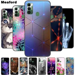 For Tecno Spark 7 Case Shockproof Soft Silicone TPU Back Cover For Tecno Spark 7 6.5