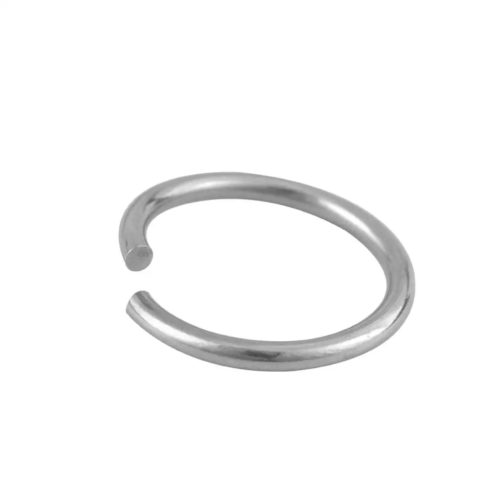 12/15/20/25/30/mm Stainless Steel Connector Split Ring  For  Necklace Bracelet Jewelry DIY Making Accessories Jump Ring