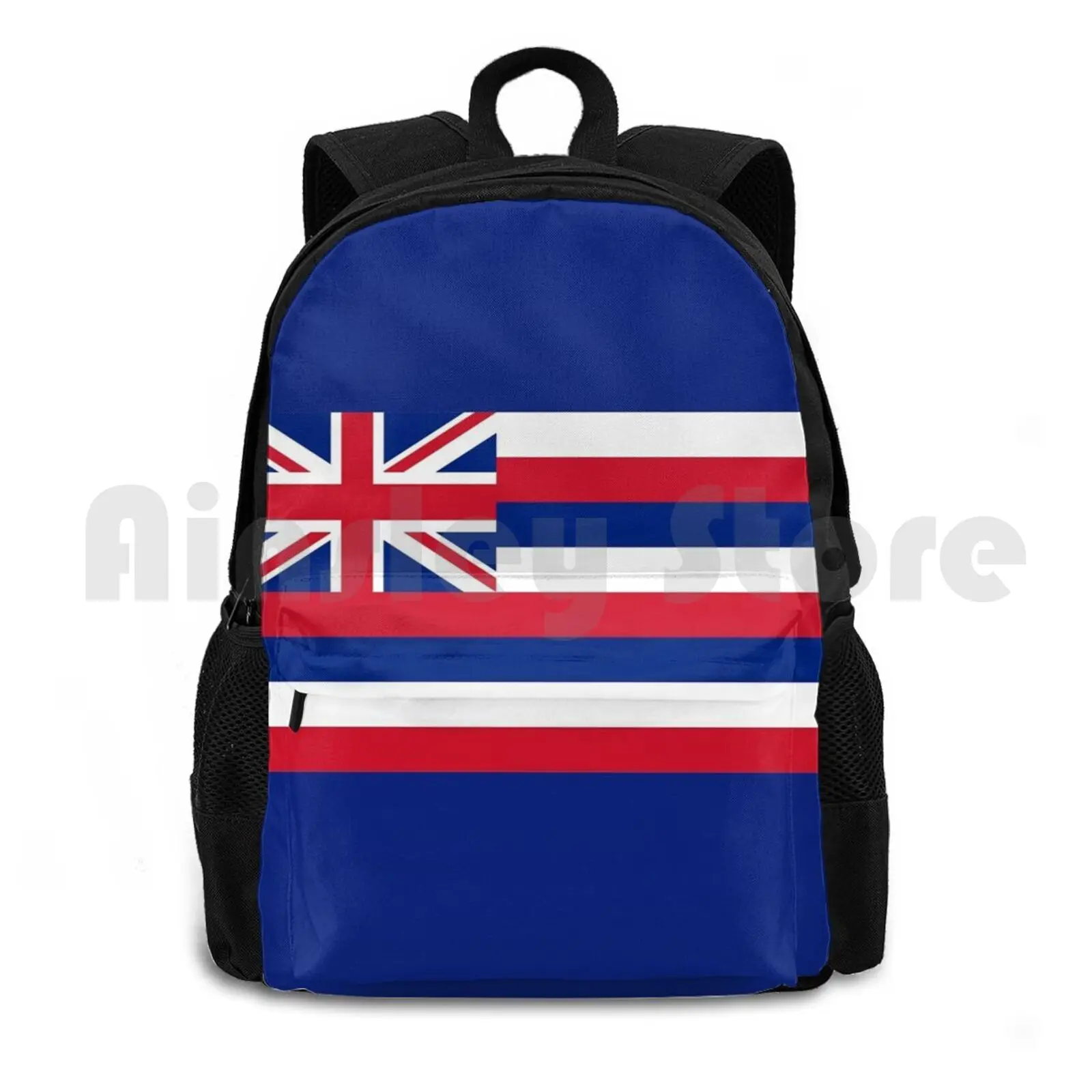 Flag Of Hawaii-Hawaiian Usa State Symbol , Beach Bag , Sticker , Duvet Cover Outdoor Hiking Backpack Waterproof Camping