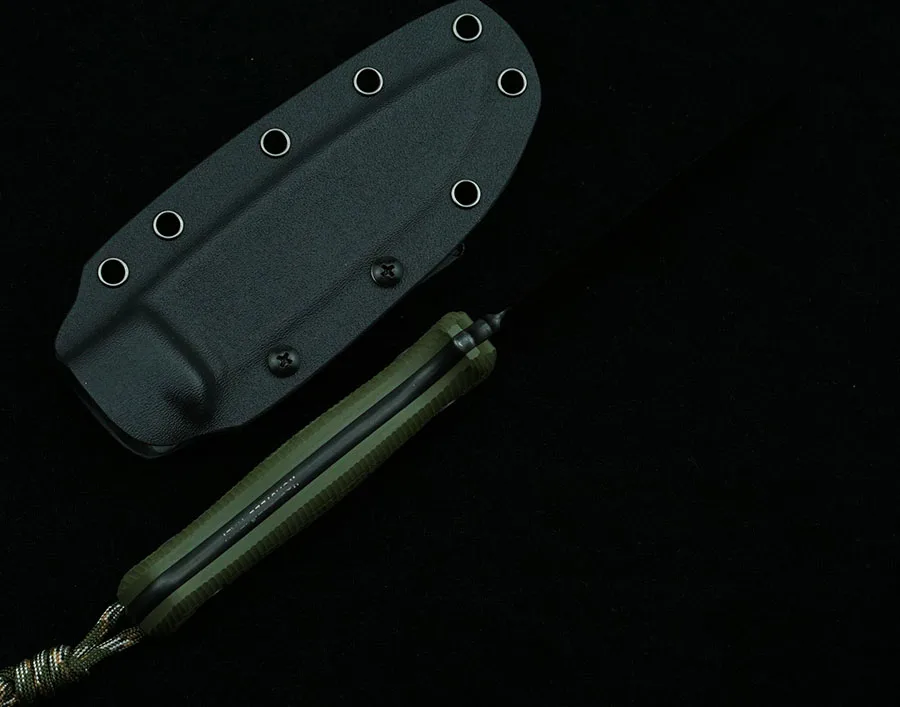 LEMIFSHE POHL cuchillo fijo hoja Niolox G10 mango al aire libre Camping caza supervivencia cocina herramienta EDC multifuncional