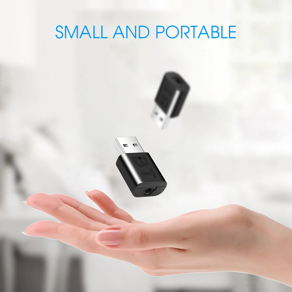 Mini 3.5mm Jack Bluetooth 4.0 Car Kit Wireless Music Stereo Audio Receiver Adapter Auto Bluetooth AUX for Car Radio MP3 PC