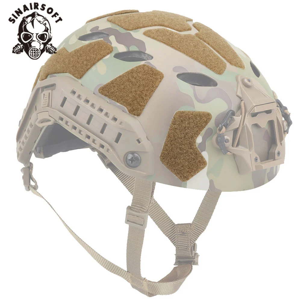 High-Cut Tactical Fast Helmet Hairy Adhesive Magic Stickers Patches Hook&Loop Set For Helmet Modified Fastener Sticky Accessory