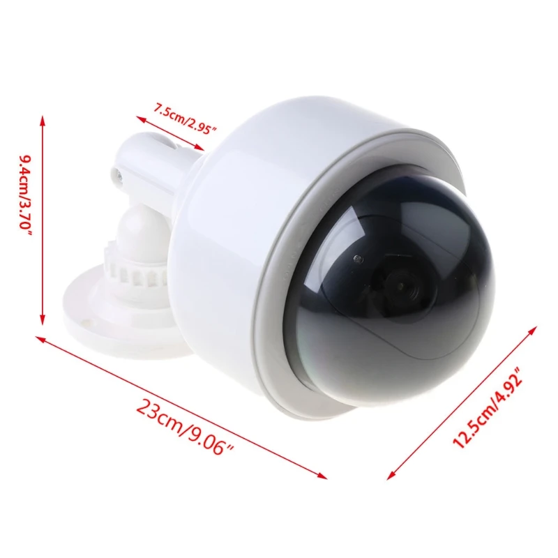 2021 New Fake Dummy Outdoor Waterproof Security Surveillance Flash Dome Camera CCTV Video