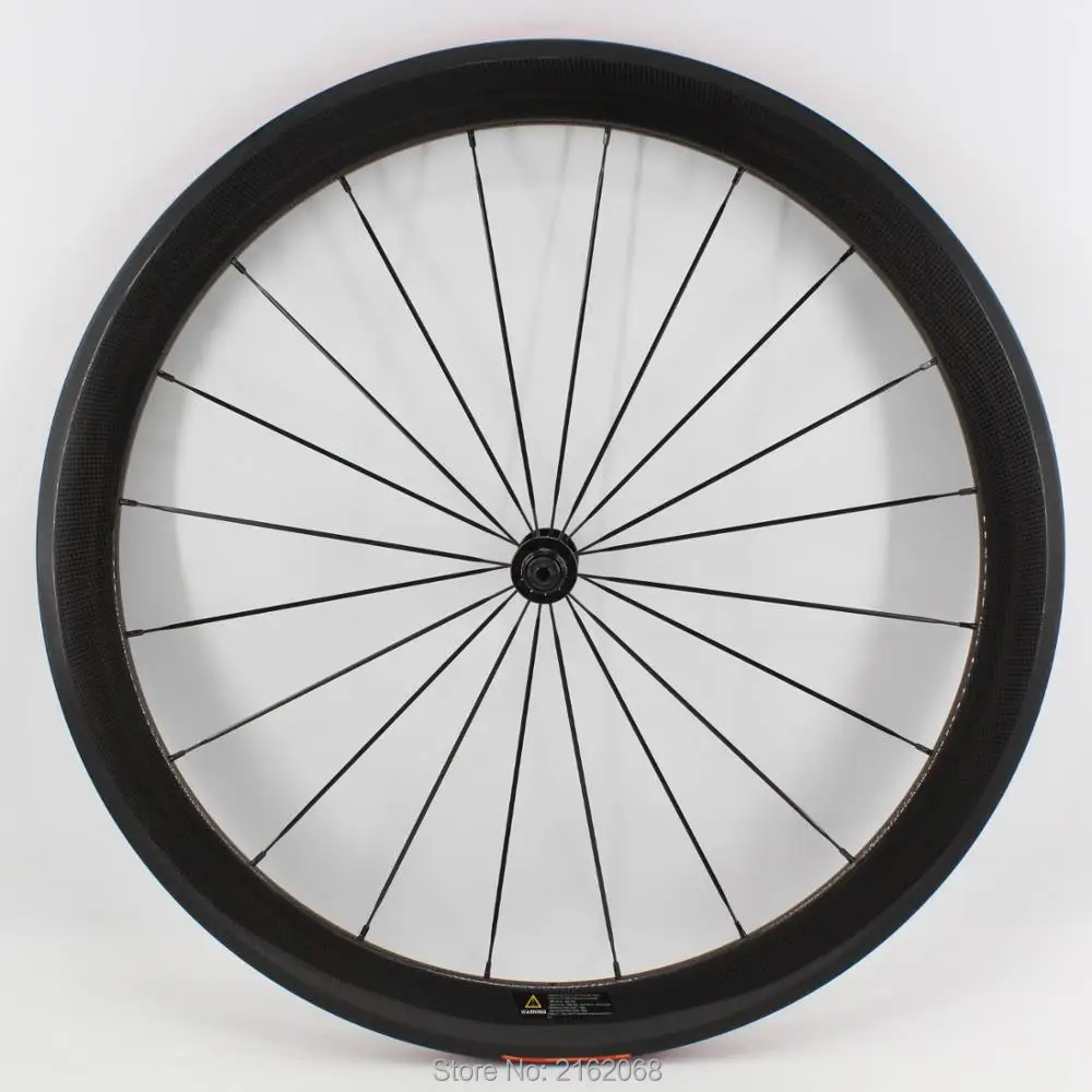 New 700C front 50mm+rear 60mm Road bike glossy matt 3K full carbon fibre bicycle wheelset carbon clincher tubular rims