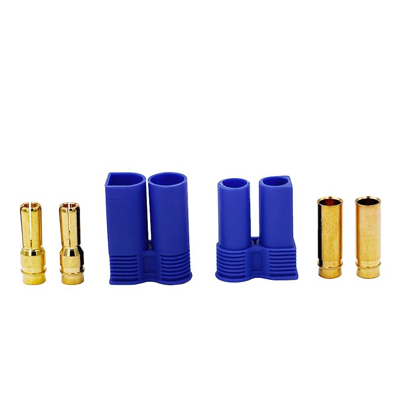 5set/lot EC3 3mm/EC5 5mm Male-Female Type Battery Connector Golden Battery Connector Bullet Plug