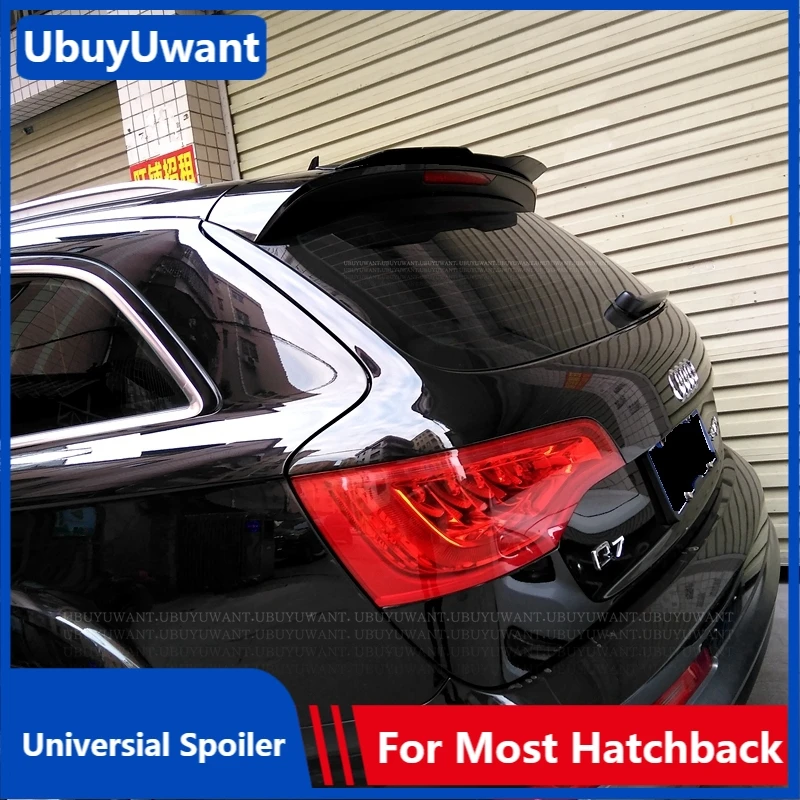 

Rear Roof Lip Spoiler For Audi Q7 2007 - 2015 Hatchback Universal Spoiler ABS Plastic Tail Wing Car Styling For Audi A3 Q3 Q5 Q2