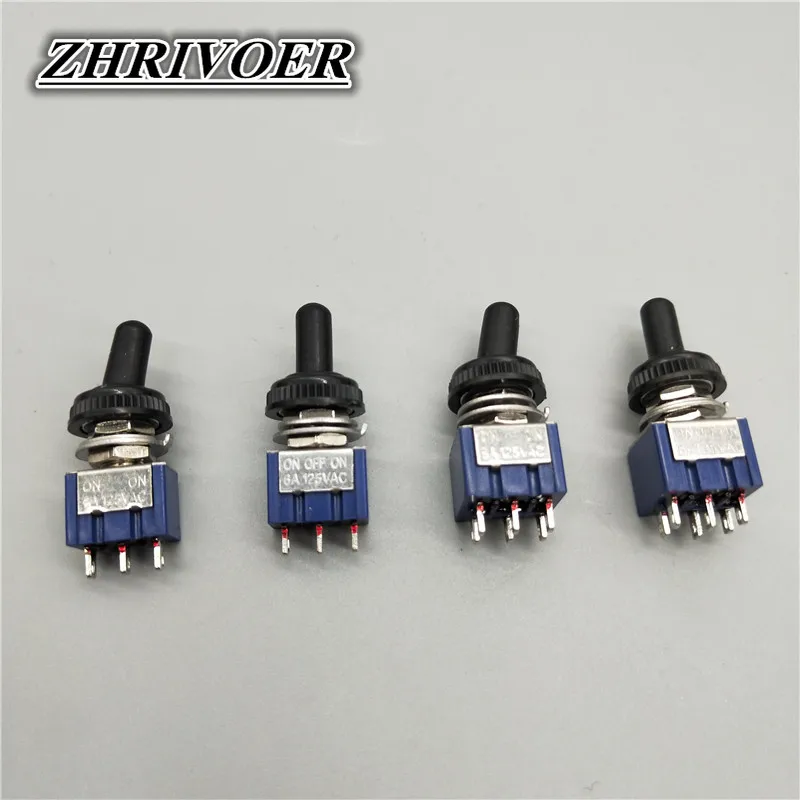 5Pcs Toggle Switch  Mini Switches 2 Position 3 Position Latching Switch MTS-102/103/202/203 ON-ON SPDT ON-OFF -ON SPDT DPDT