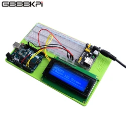 GeeekPi ABS Experiment Holder Kit Platform for Raspberry Pi 4B / 3B+ / 3B / 2B /  Zero/W/Arduino/ Mega 2560