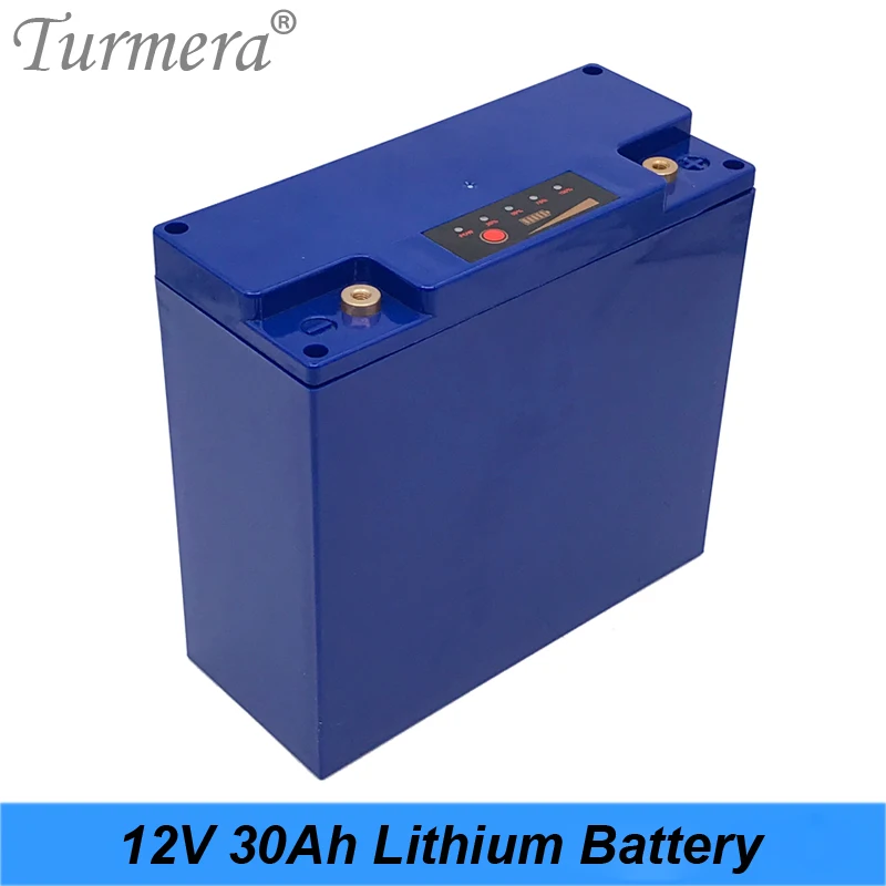 Turmera-بطارية ليثيوم 12 فولت ، 30 أمبير ، مع مؤشر BMS ، 3S ، 40a ، مصدر طاقة غير منقطع ، للسيارة