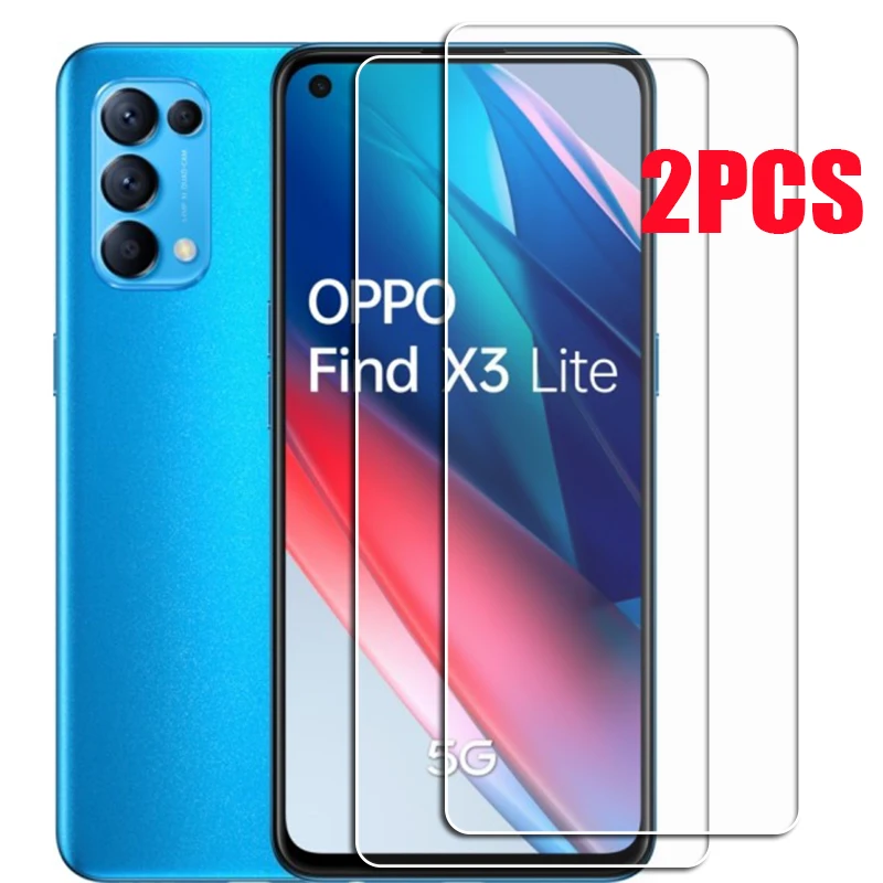 For OPPO Find X3 Lite Tempered Glass Protective ON X3Lite CPH2145 6.43INCH Screen Protector Phone Cover  Film