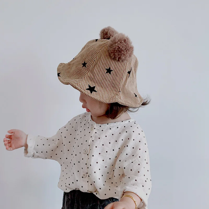 Girls Baby Polka Dot Shirt Spring Autumn New Children\'s Round Neck Long-Sleeve Shirts Korean Fashion Tops Kids Clothing WTB12