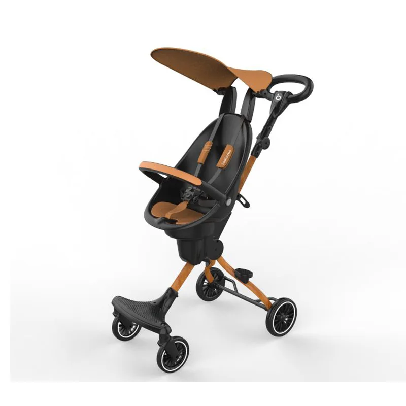 

Adjustable Baby Stroller Foldable Lightweight Two-Way Trolley High Landscape Baby Walking Tool for Children Stroller Travel