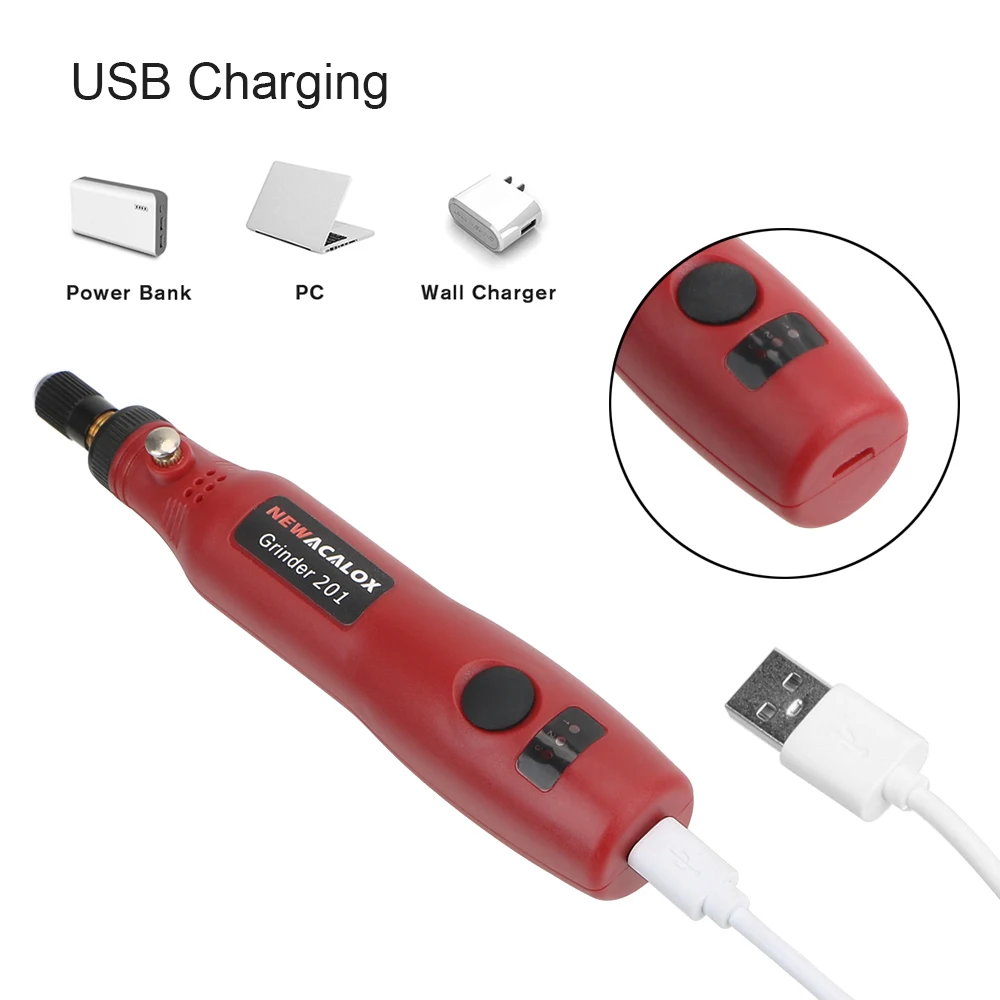 USB 5V DC 10W Mini Macchina Per La Frantumazione di Senza Fili A Velocità Variabile Rotary Kit di Strumenti Trapano Engraver Penna per la Fresatura lucidatura