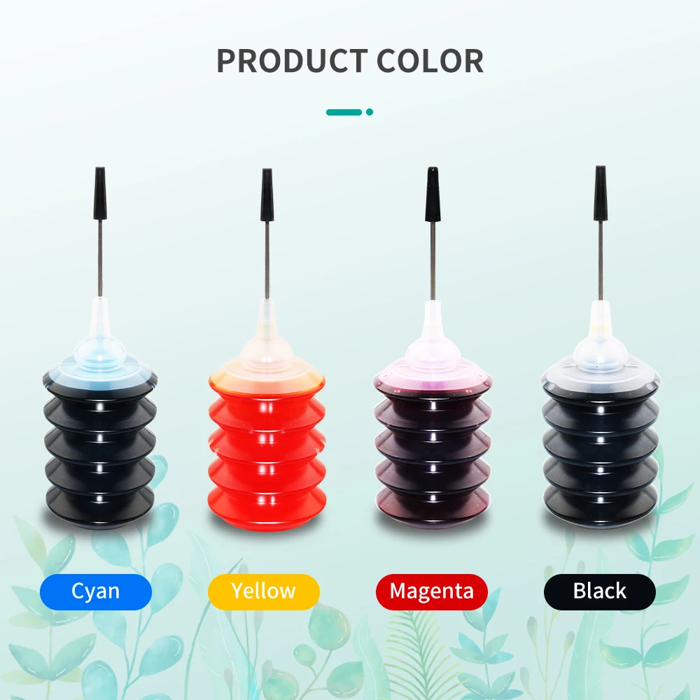 Black and Color Universal 30ml Dye Ink K C M Y Refillable Ink Kit For HP for Canon For Brother For Epson Printer