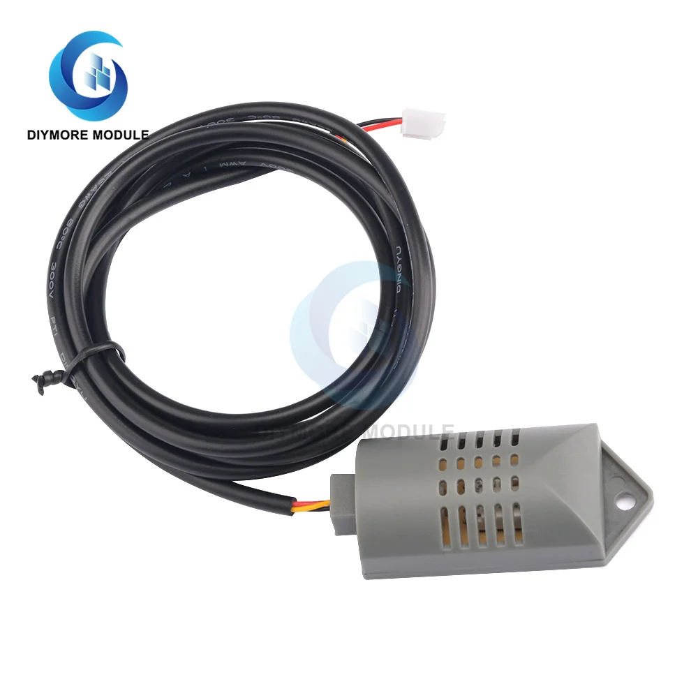 AM2120 Temperatuur En Vochtigheid Sensor Met Case 1M/1.5M Verlengkabel