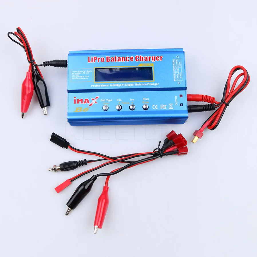 Kebidu IMAX B6 Lipro Battery Balance Charger Nimh Li-Ion Ni-Cd Digital RC Charger Balance Discharger With Digital LCD Screen