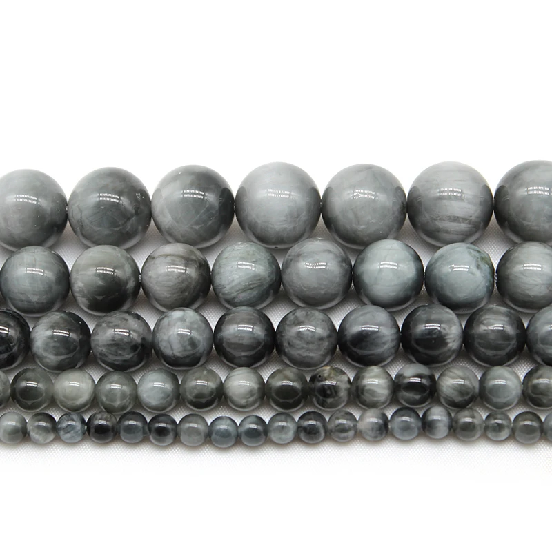 AAA Natural Eagle Eye Falcon Eye Stone Beads For Jewelry Making  Diy 4/6/8/10/12mm Round Spacer Beads Bracelets Accessories 15‘’