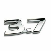 Fit For Infiniti Q50 Q50S 3.7 Emblem Nameplate 3.7 Metal Logo Car Sticker 2014+