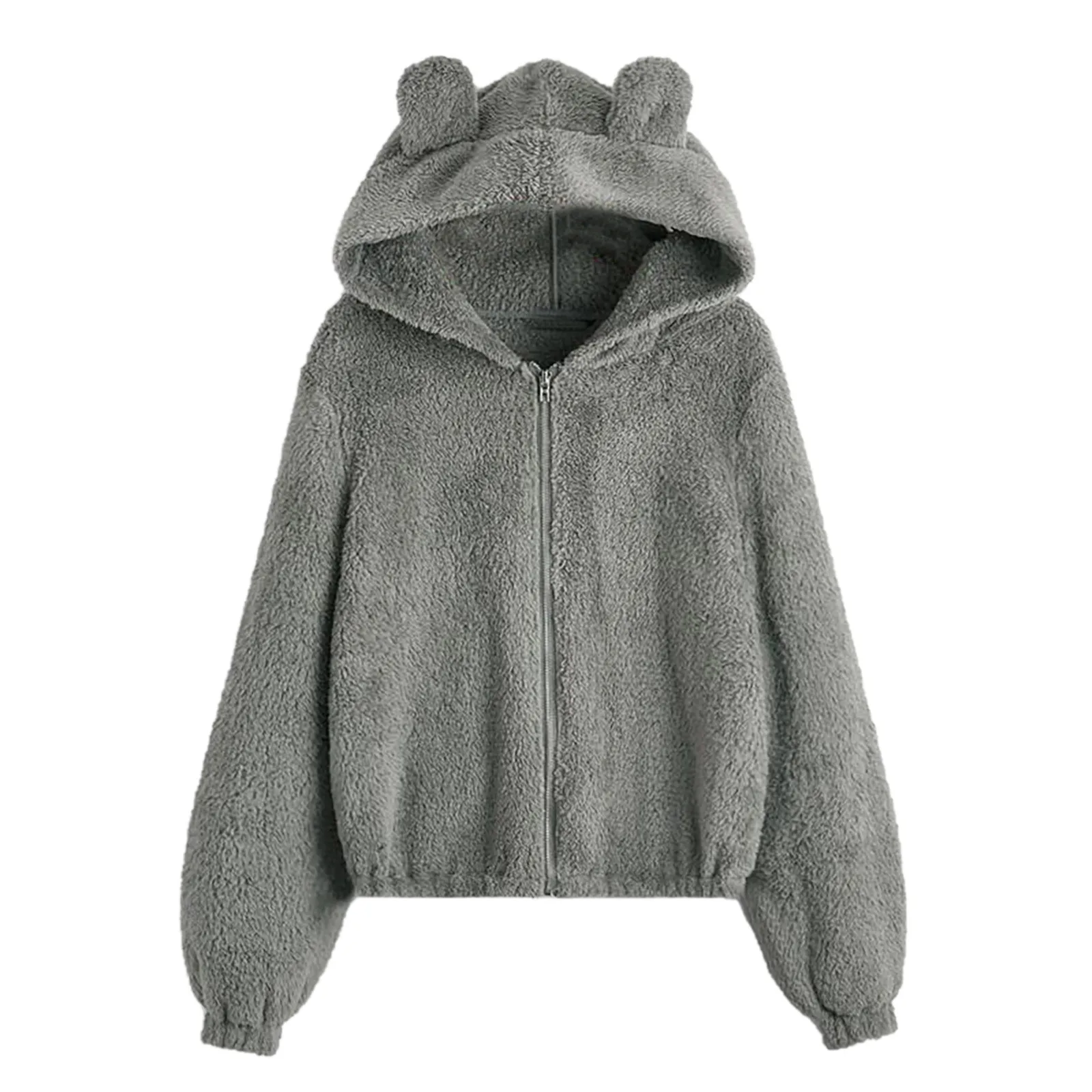 Winter Teddy Fleece Coat Women kawaii Teddy Bear Jacket Thick Warm Fake Fleece Jacket Fluffy Outwear Plus Size Loose Overcoat