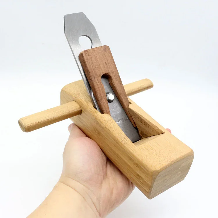 

180mm Bamboo Hand Planer Trimming Polishing Plane with Handle DIY Carpenter Woodworking Planing Tools