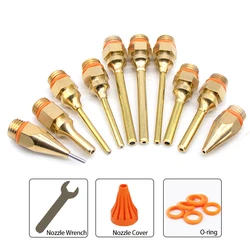 Hot Melt Glue Gun Nozzle Small-bore Diameter Nozzle 1.5x70mm 1mm Anti-leakage Nozzle Copper Nozzle Glue Gun Accessories Nozzles