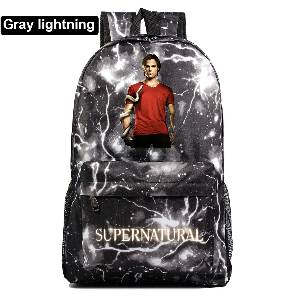 

Supernatural Backpack for Girls Boys Teens Cool Travel Knapsack Children Rucksack Kids School Bags Mochila Galaxia