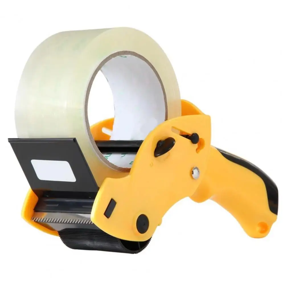 Manual Effective Tape Cutter 2 Colors Plastic Safe Smooth Roller Desktop Tape Dispenser Packer for Home