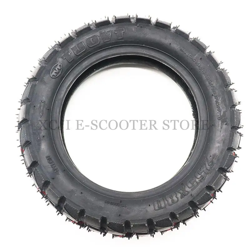 255x80 Off-road Tire 10x3.0 Snow Tyre Wear-Resistant Anti-skid Electric Scooter  for Various Roads in Bad Weather