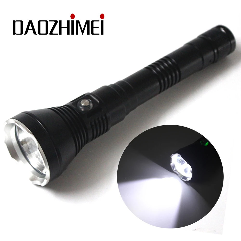 8000 Lumen Diving Flashlight XHP70 Underwater Light Flashlight 4 Modes Scuba Hunting Flash Light Tactical Lanterna use 2*21700 B