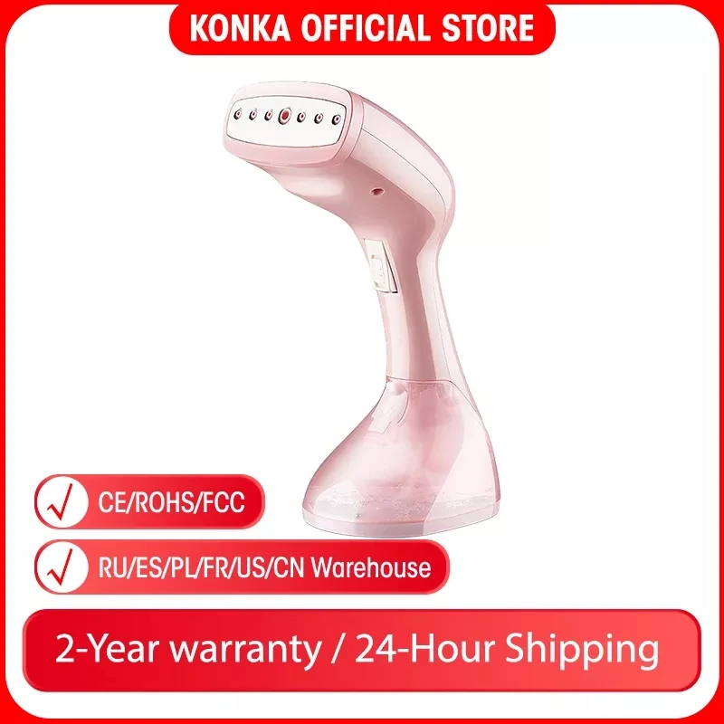 KONKA Handheld Garment Steamer 1500w Vertical Steam iron For Clothes Portable Home&Travel 15s Fast-Heat Home Appliance