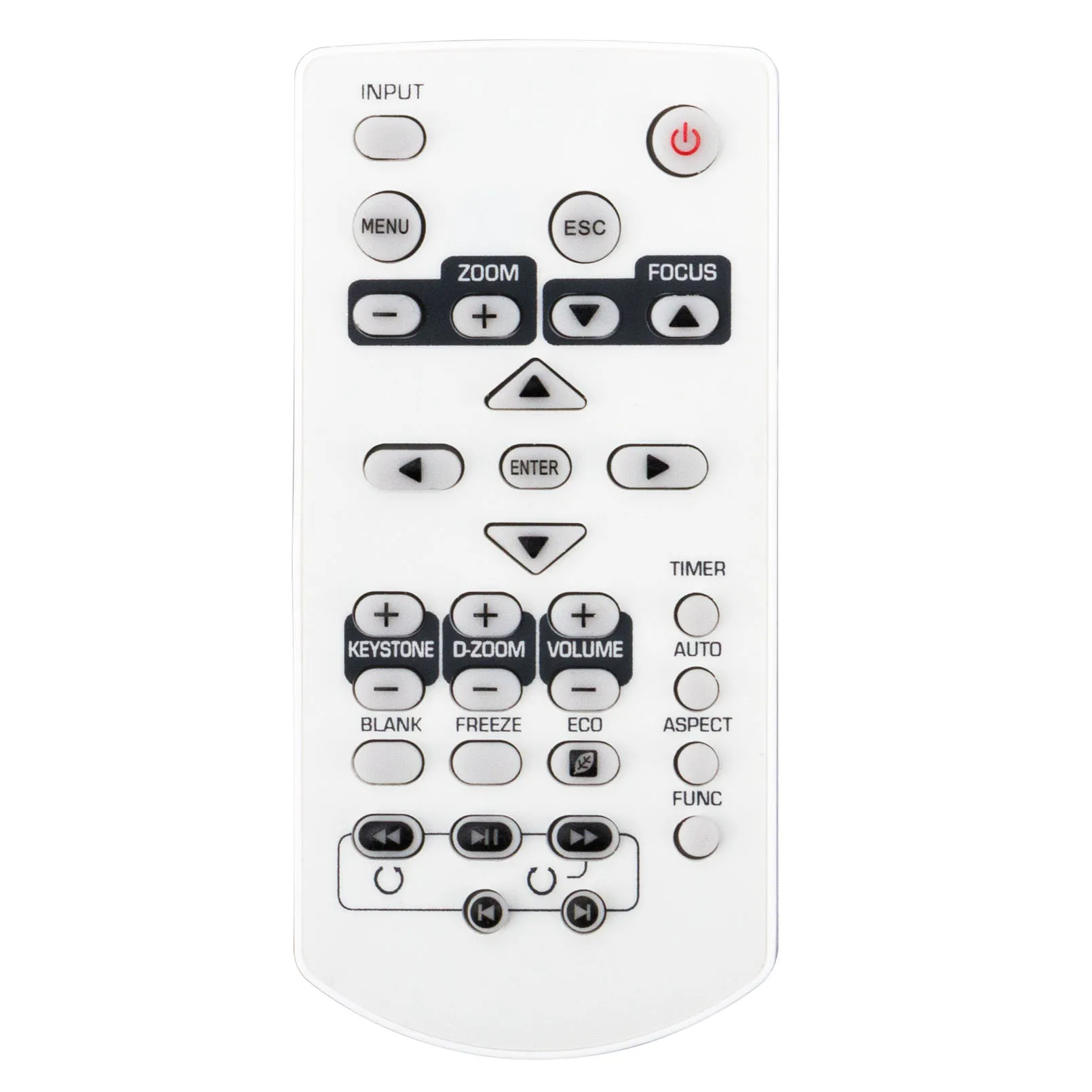 

New YT-130 Replaced Remote Control fit for Casio Projector XJ-A247 XJ-A257 XJ-M251 XJ-M256