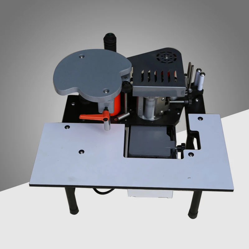 SC-40 Small Manual Edge Banding Machine Double Side Gluing Portable Edge Bander Woodworking Edge Banding Machine 110V/220V 1200W