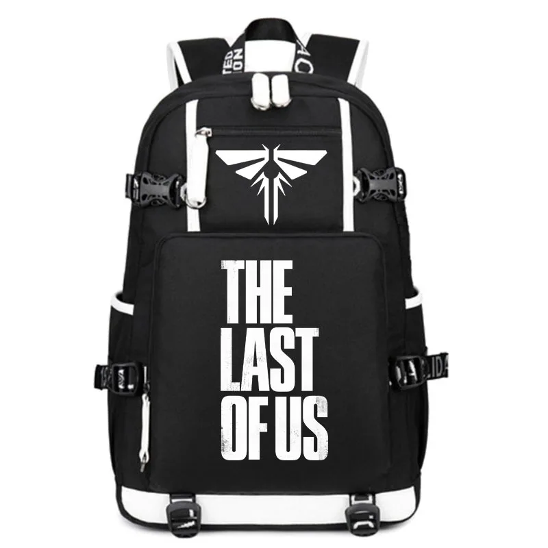 The Last of Us USB Backpack Games School Backpacks For Teenagers Cosplay Boys Girls Laptop Bags Travel Rucksack