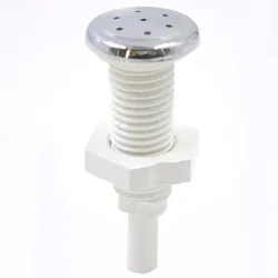 7-hole screw straight bubble nozzle, spa Air bubble jet with Chrome plating, ABS face Cheap and practical