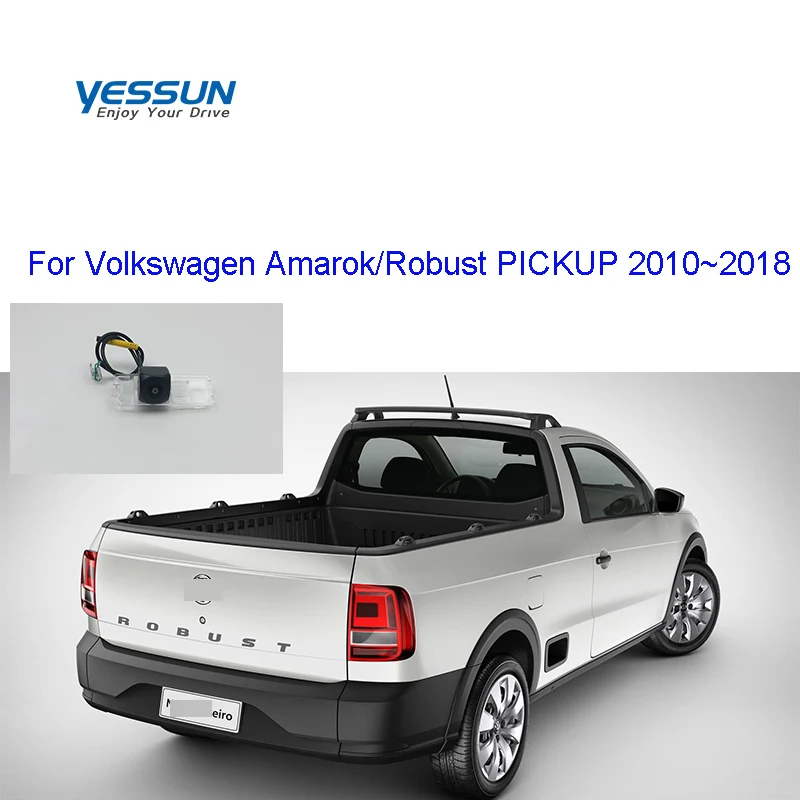 

Yessun Fisheye Rear camera For Volkswagen Amarok/Robust PICKUP 2010~2018 AHD 720P backup camera/ license plate camera