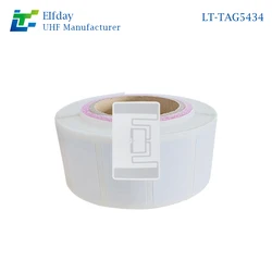 RFID label 100 PCS RFID Tag Copperplate Paper Sticker  Ultra High Frequency km4q Chip 915M Radio Frequency Long Distance Label