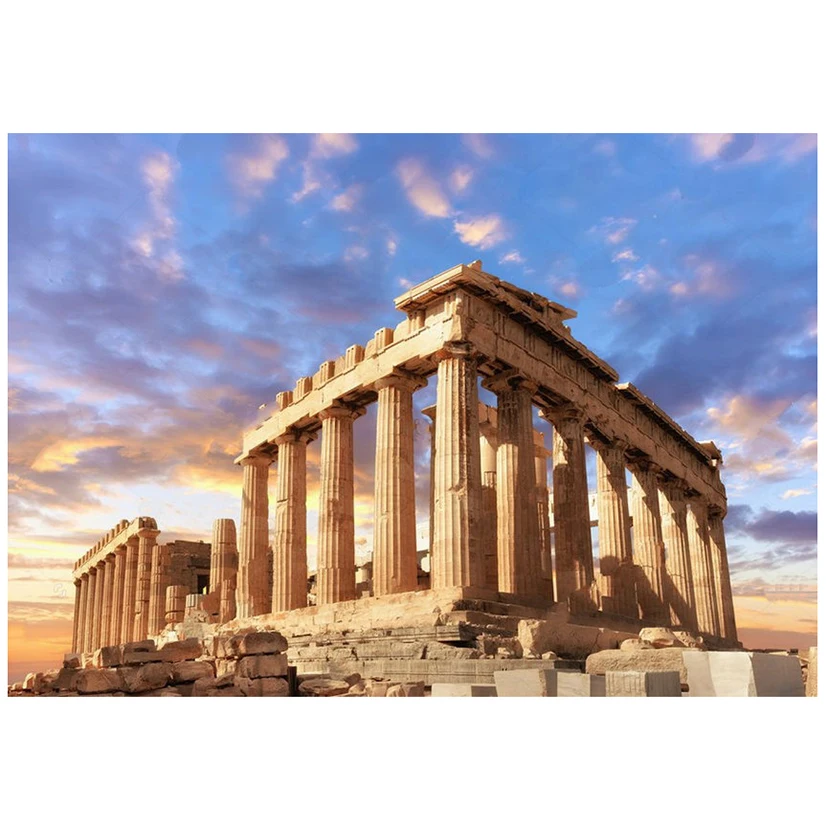 Diamond Painting Greece Acropolis of Athens Palace DIY 5D Diamond Embroidery Full Square/Round Cross Stitch Mosaic Craft WG2553