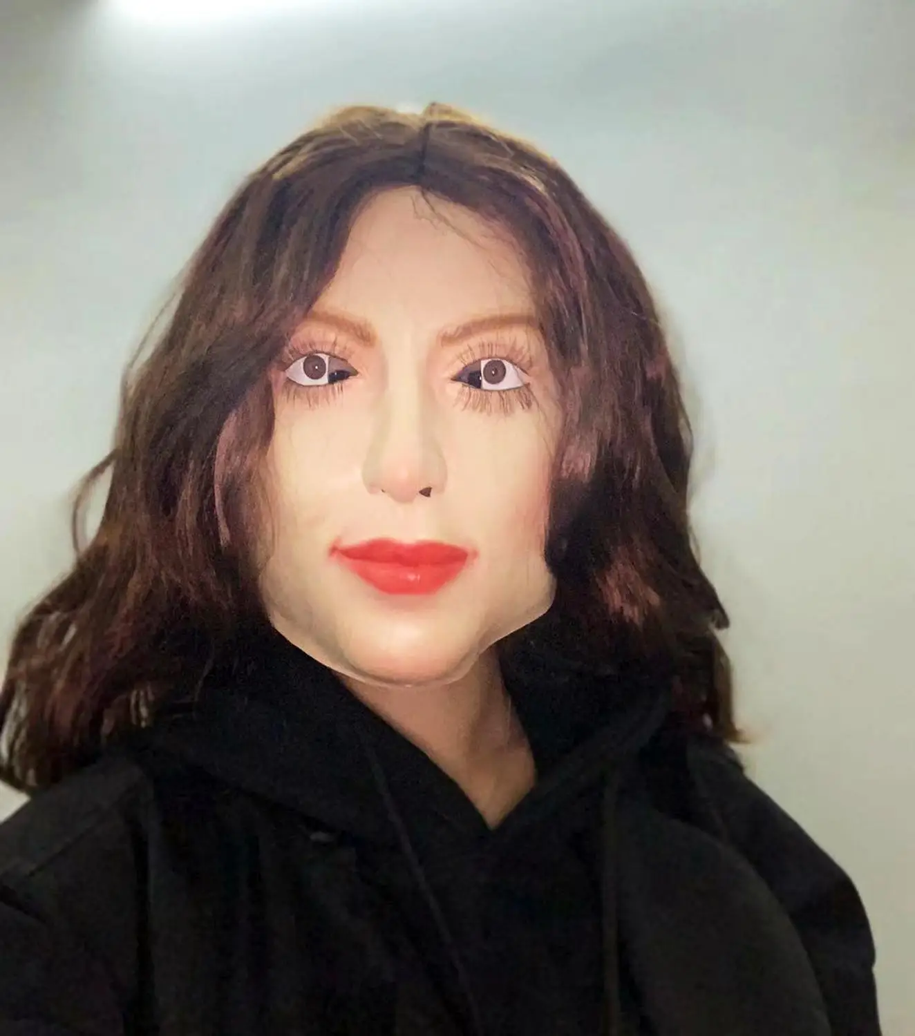 Female Latex Mask Fancy Dress Halloween Costume Crossdressing Sissy Realistic