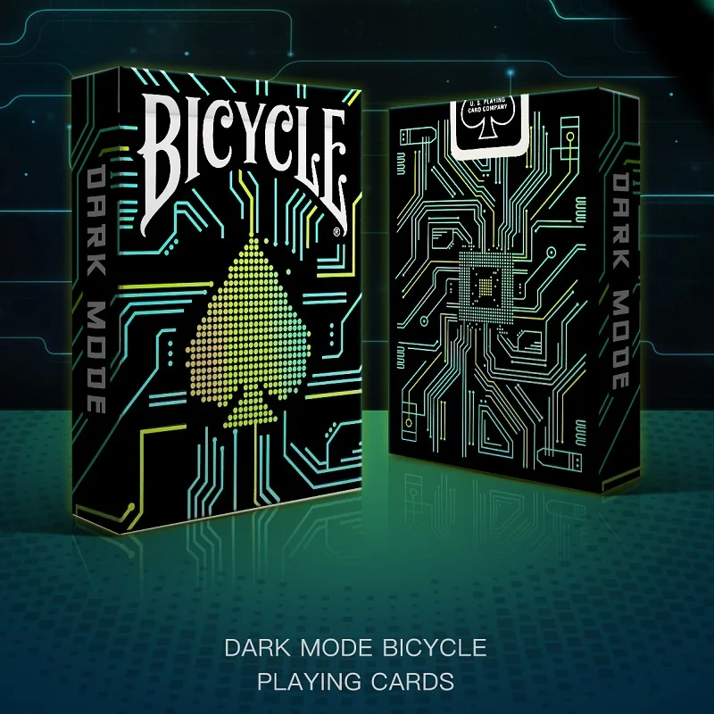 Bicycle Dark Mode Playing Cards USPCC Deck Poker Size Card Games Magic Trick Props for Magician