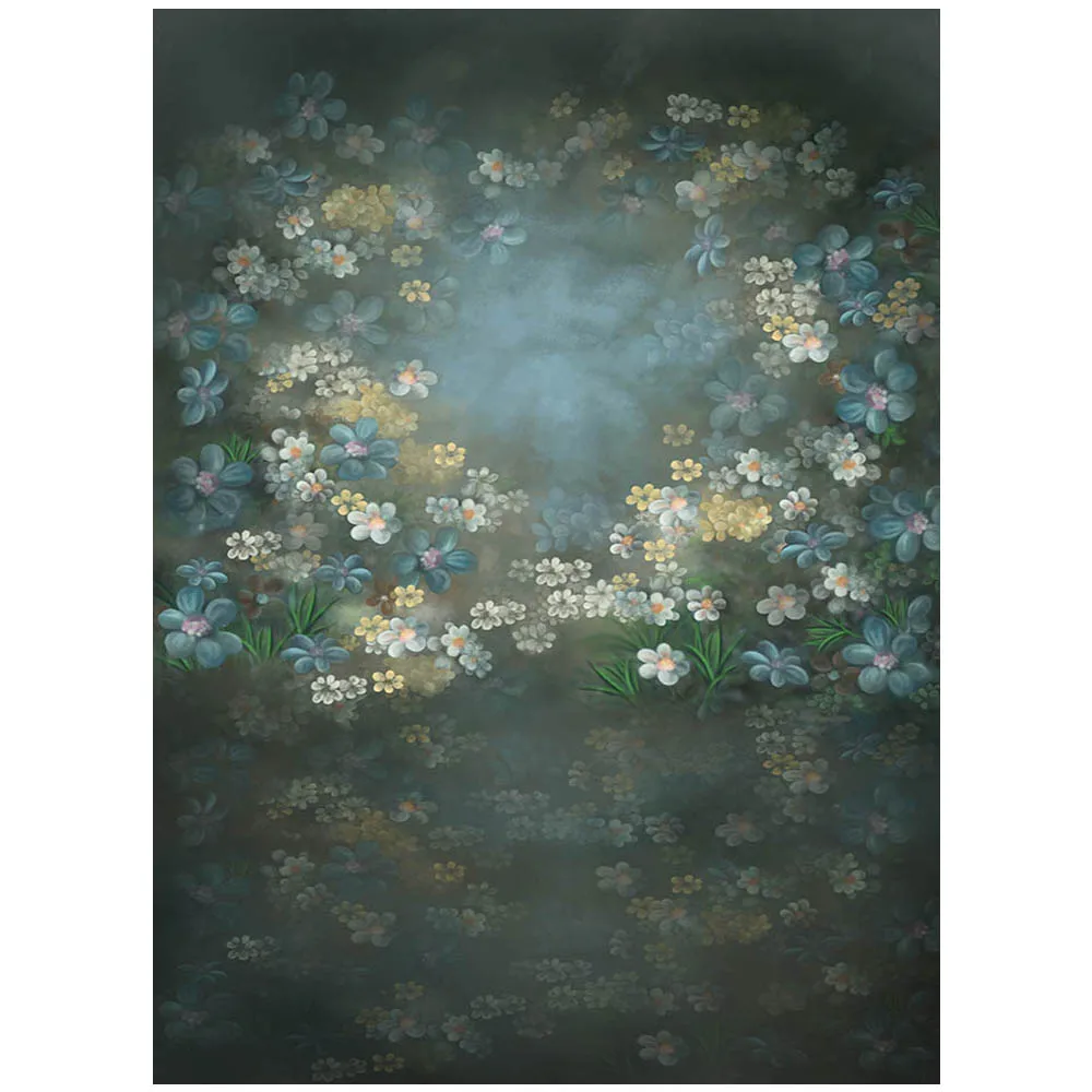 Mocsicka الأزرق الأزهار مجردة صورة خلفية الزهور الملمس الرجعية الوليد خلفيات للتصوير الفوتوغرافي عيد ميلاد صورة تبادل لاطلاق النار