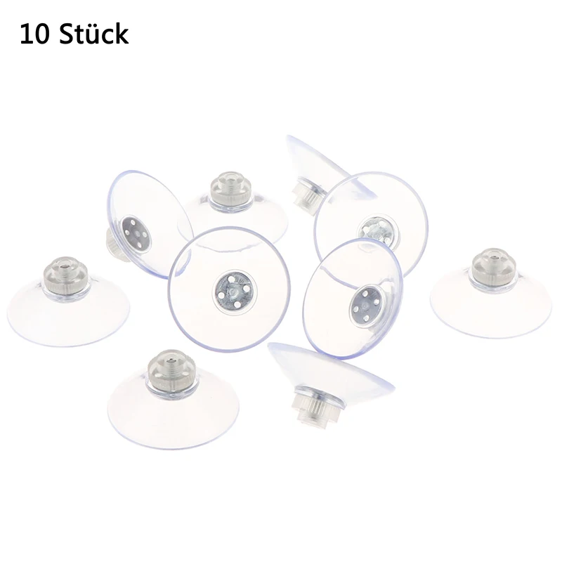 10Pcs 40mm 흡입 컵 나사 M4, M5 가정용 도구 액세서리 흡입 컵 후크 욕실 주방 액세서리