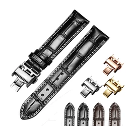 Casual Watch band Calfskin Leather Business Watch Band compatible for Longines Watch Strap Bands 13,14,15,18,19,20,21mm